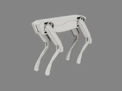 Boston Dynamics Dog - Low Poly PBR- Game Ready Low-poly 3D model