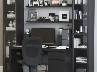 Office workplace 58 3D model