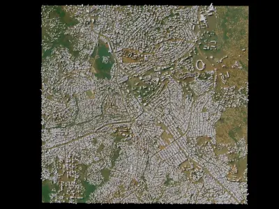 Bafoussam - Cameroon 3D model