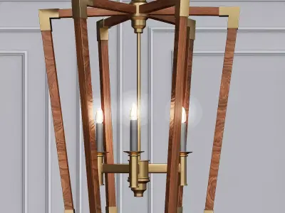Bastian Chandelier Small 3D model