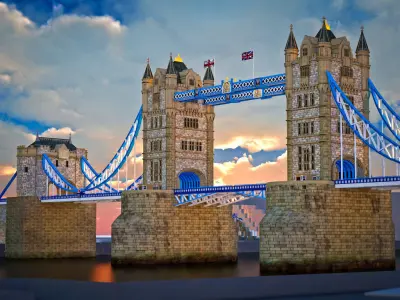 Tower Bridge  3D model
