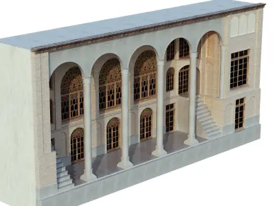 old turkishnikdel house set 149 Low-poly 3D model