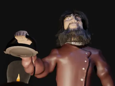 Lanterneiro - Lantern Man 3D model