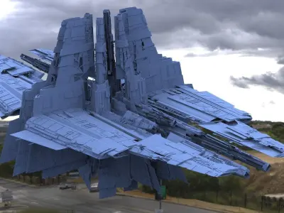 Stargate Pyramid City 3D model