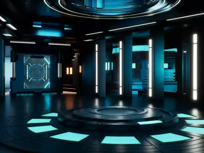 UE5 Virtual Lighting Studio 3D model