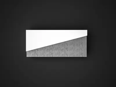 Coffee Table - Hubert Sobe Furniture Low-poly 3D model