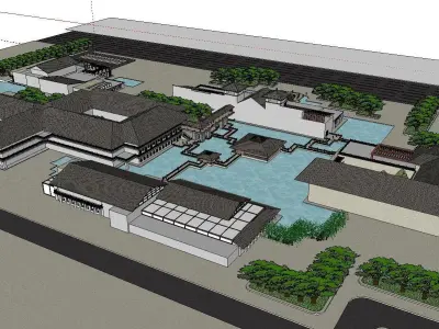 vacation spot-Resort-Fashion Leisure Hotel-0205 3D model