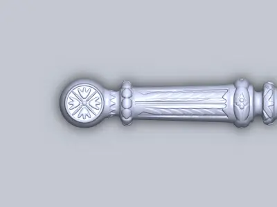 Door Handle - Mortise 3D model