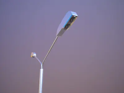 Street Light Low-poly 3D model