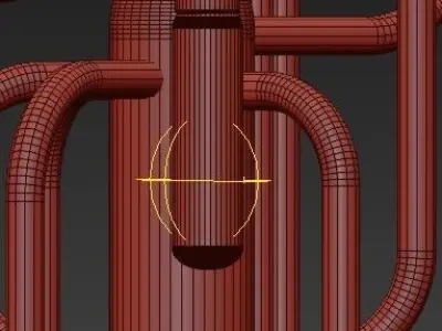 Milano Chandelier by Robert Abbey 3D model