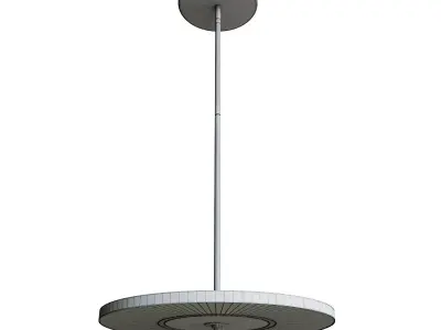 Lite source Otoniel 1-light Led Pendant Chrome 3D model
