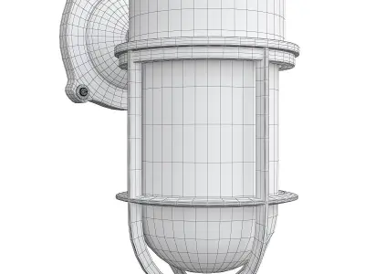 TOLSON CAGE WALL SCONCE Low-poly 3D model