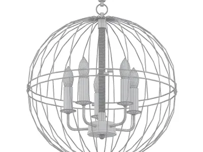 Loft Rope Sphere 3D model
