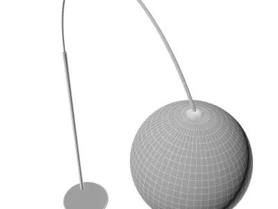 Stand Lamp 3D model