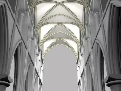 Structure cathedral 3D model