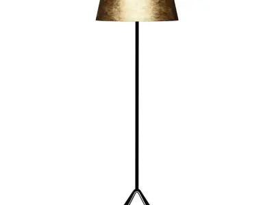 Outdoor designer lamp Base Brass by Tom Dixon 3D model