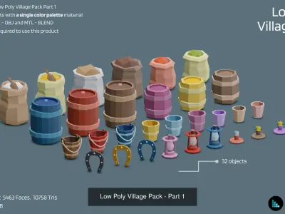 Low Poly Village Asset Pack