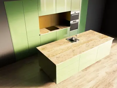 6-Kitchen6 glossy 1 3D model