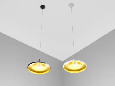 Pendant Ceiling Light P480BG Low-poly 3D model