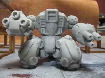 CHIBI-TECH SD - TRIDENT ARM B - C         3D print model