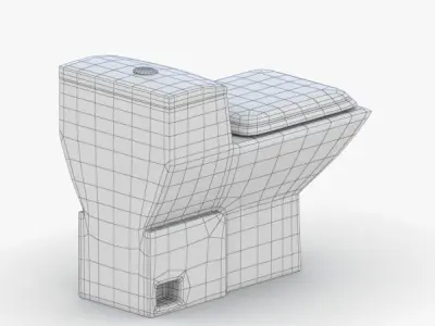 1530 - Toilet Low-poly 3D model