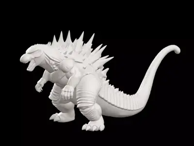 Godzilla King Of The Monsters Kaiju Statue 3D print model