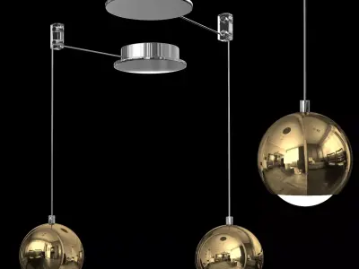 Spider Lamp 1 3D model