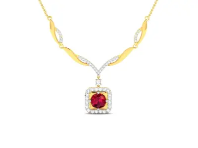 Solitaire Pendants  3D print model 5