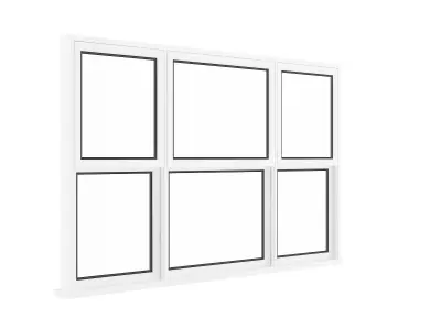 White Window 05 3D model