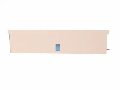 Industrial Building Low-poly 3D model