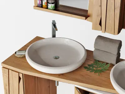 Bati Ubud double cabinet 3D model