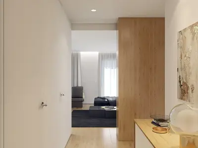 Interior apartment design 3D model