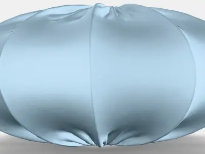 REGNSKUR pendant lampshade Low-poly 3D model