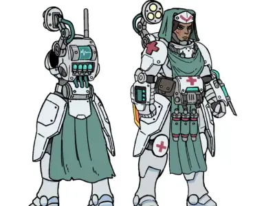 Daughter of  War - Medician 3D print model