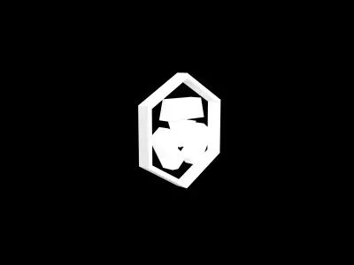 Crypto Com Coin v1 002 Low-poly 3D model