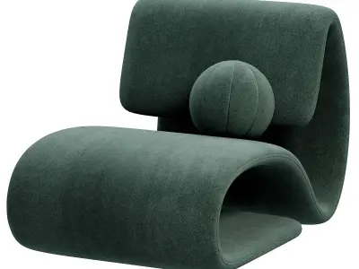 DUBNA lounge chair by Dan Form 3D model