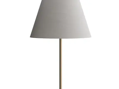  Light Gold Rod with Brown Base 3D model