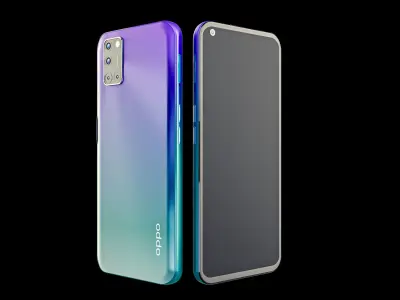Oppo A72 3D model