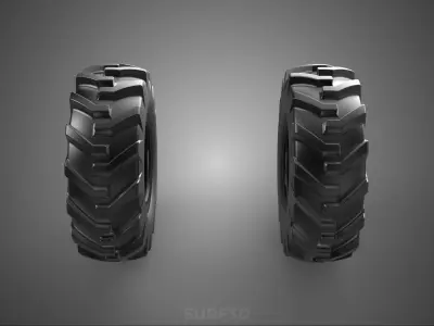 ARMORED PANZER ARMY MILITARY TIRE TYRE WHEEL RUBBER RIM VEHICLE 3D model