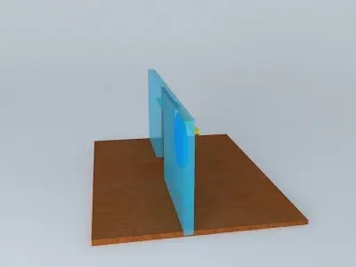 sliding door Free 3D model