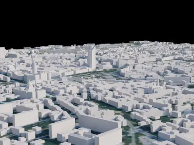 Leipzig - Germany 3D model
