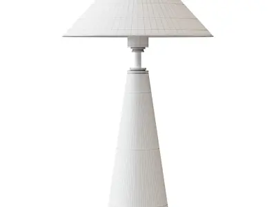 TITANO IVORY PARCHMENT TABLE LAMP 3D model