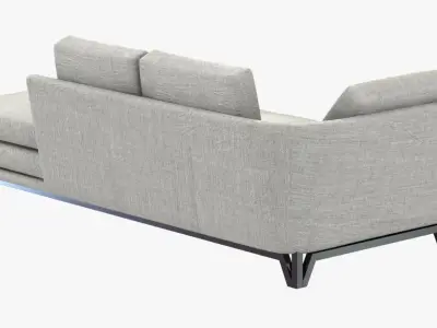 Roche Bobois littoral sofa 3D model