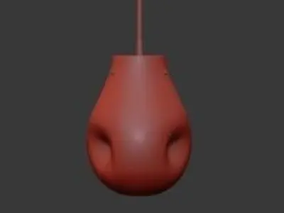 Untitled glass pendant light 3D model