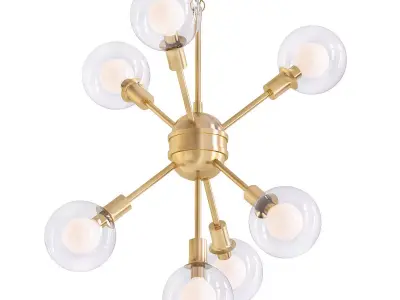 ILLUMINATED BURST CHANDELIER 3D model