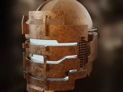 Dead Space - Isaac Clarke helmet 4  3D model