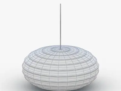 1514 - Hanging Lamp Low-poly 3D model
