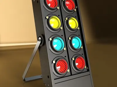 Moving Head LED Stage Light 03 3D model