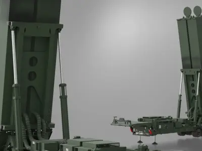  Deployed LRHW Launch System in Combat Configuration 