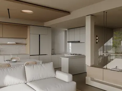 Apartment interior scenes     3D model 27
